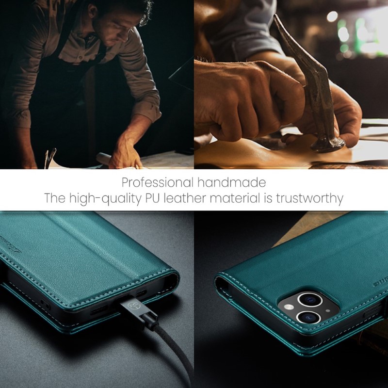 Púzdro na iPhone 14 CASEME Smooth zelené