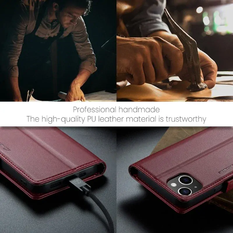 Púzdro na iPhone 14 Pro CASEME Smooth červené