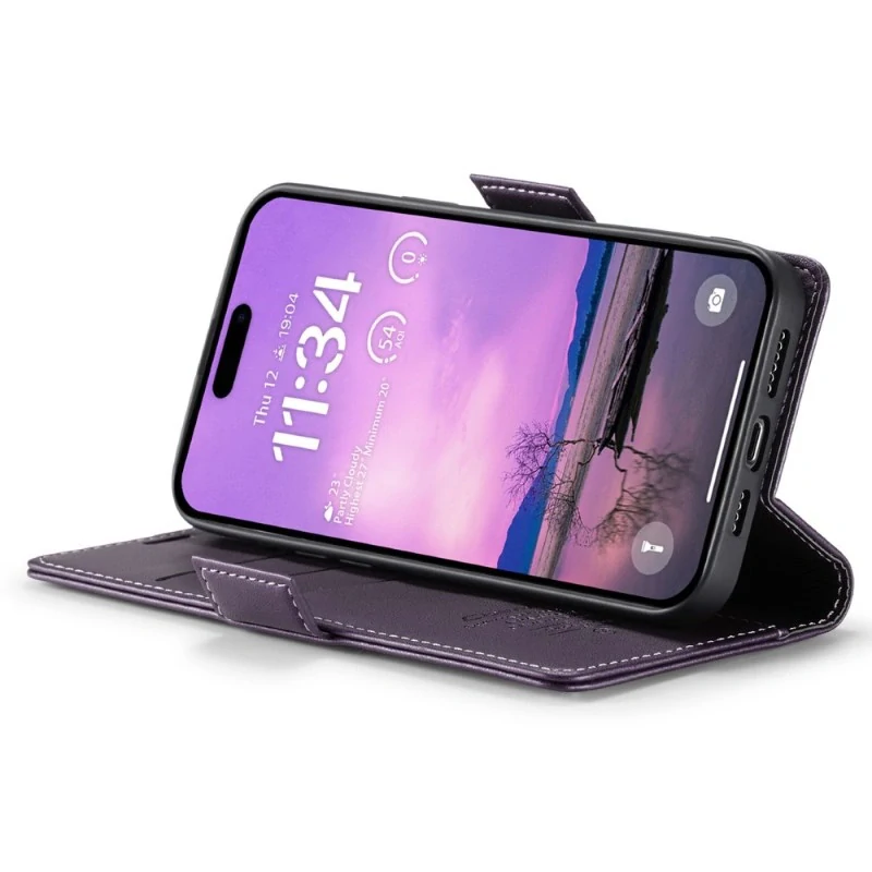 Púzdro na iPhone 16 CASEME Smooth fialové