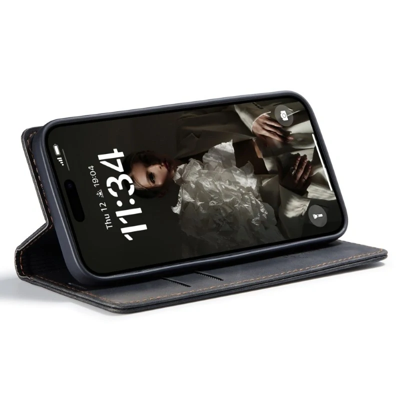 Puzdro CASEME pre iPhone 16 čierne