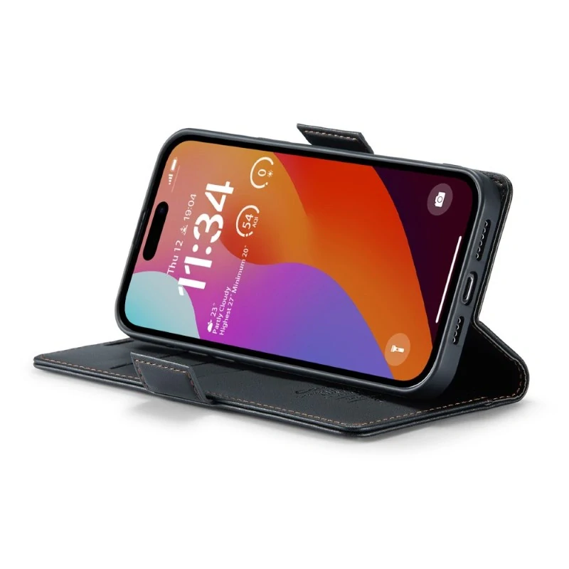 Púzdro na iPhone 16 Pro CASEME Smooth čierne