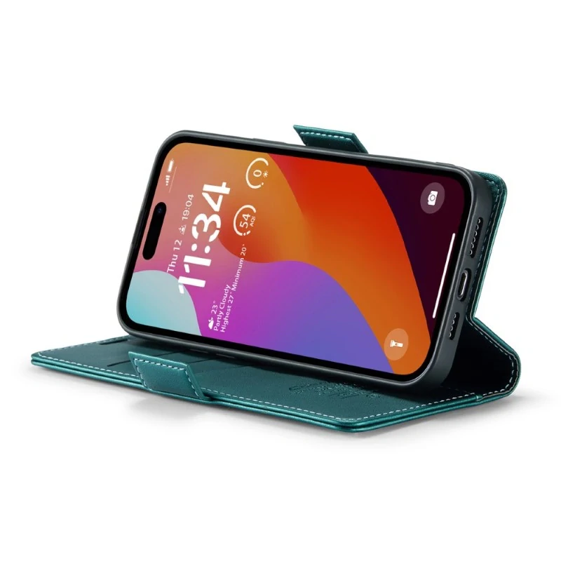 Púzdro na iPhone 16 Pro CASEME Smooth zelené