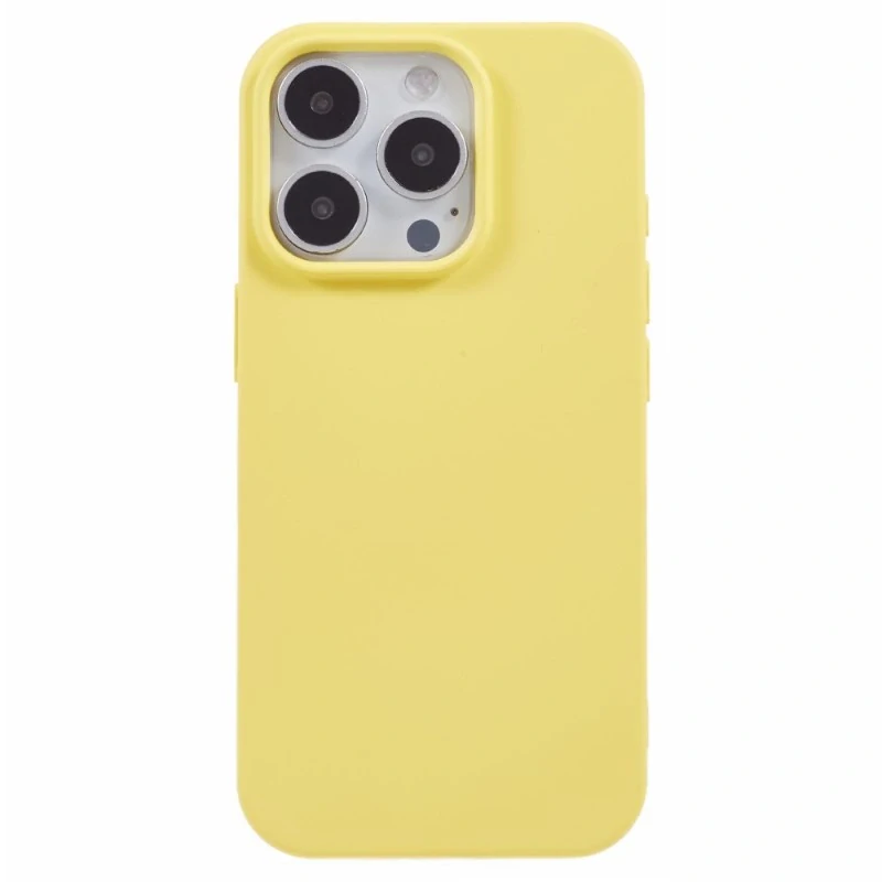 Kryt na iPhone 16 Pro gumový Premium žltý