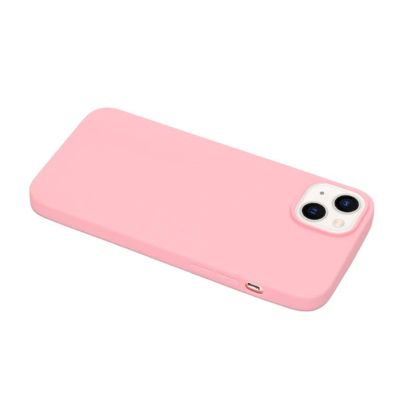 Kryt na iPhone 15 gumový Premium ružový