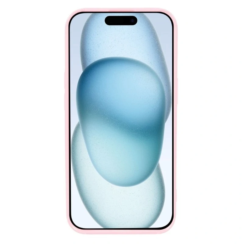 Kryt na iPhone 15 Srdiečka ružový