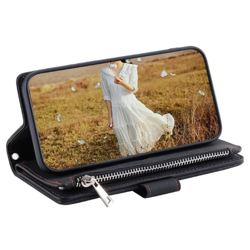 Púzdro pre iPhone 15 Pro Luxury Double Layer čierne