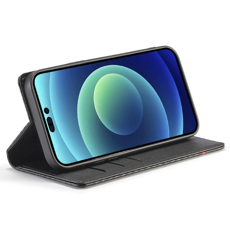 Púzdro pre iPhone 15 Pro LC.IMEEKE Carbon Horizontal čierne