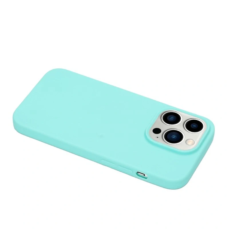 Kryt na iPhone 15 Pro gumový Premium svetlo modrý