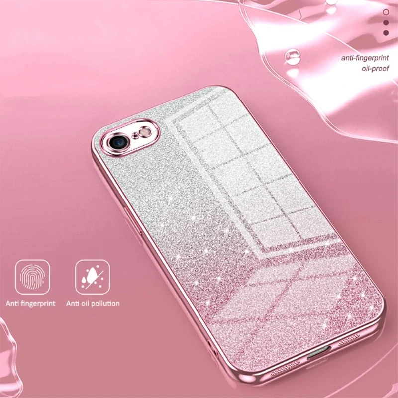 Kryt na iPhone 7 / 8 / SE (2020 / 2022) Glitter ružový