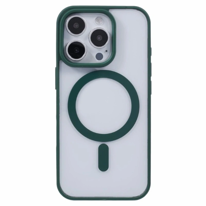 Kryt na iPhone 16 Pro matný s podporou MagSafe zelený