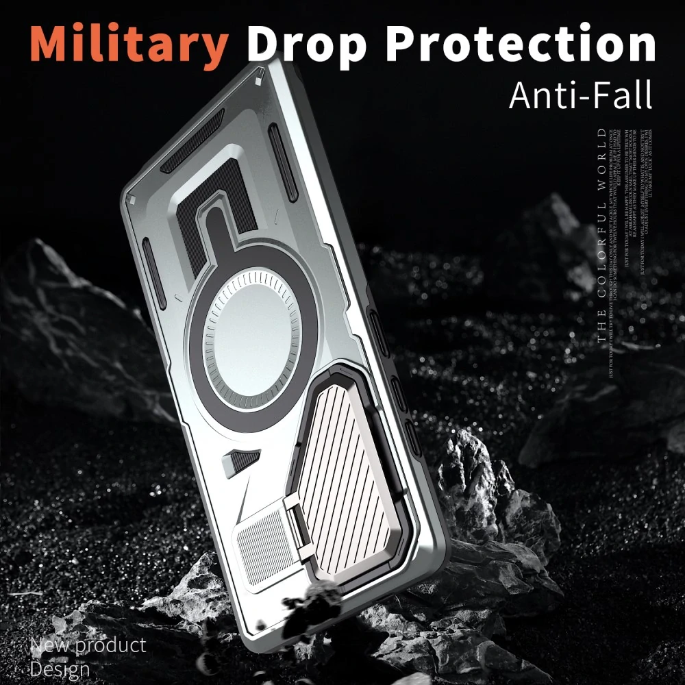 Kryt na Samsung Galaxy S25 Ultra s krytkou na fotoaparát strieborný