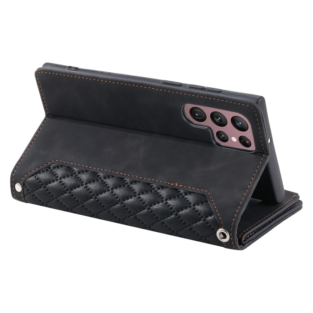 Puzdro na Samsung Galaxy S25 Ultra Luxury Double Layer čierne