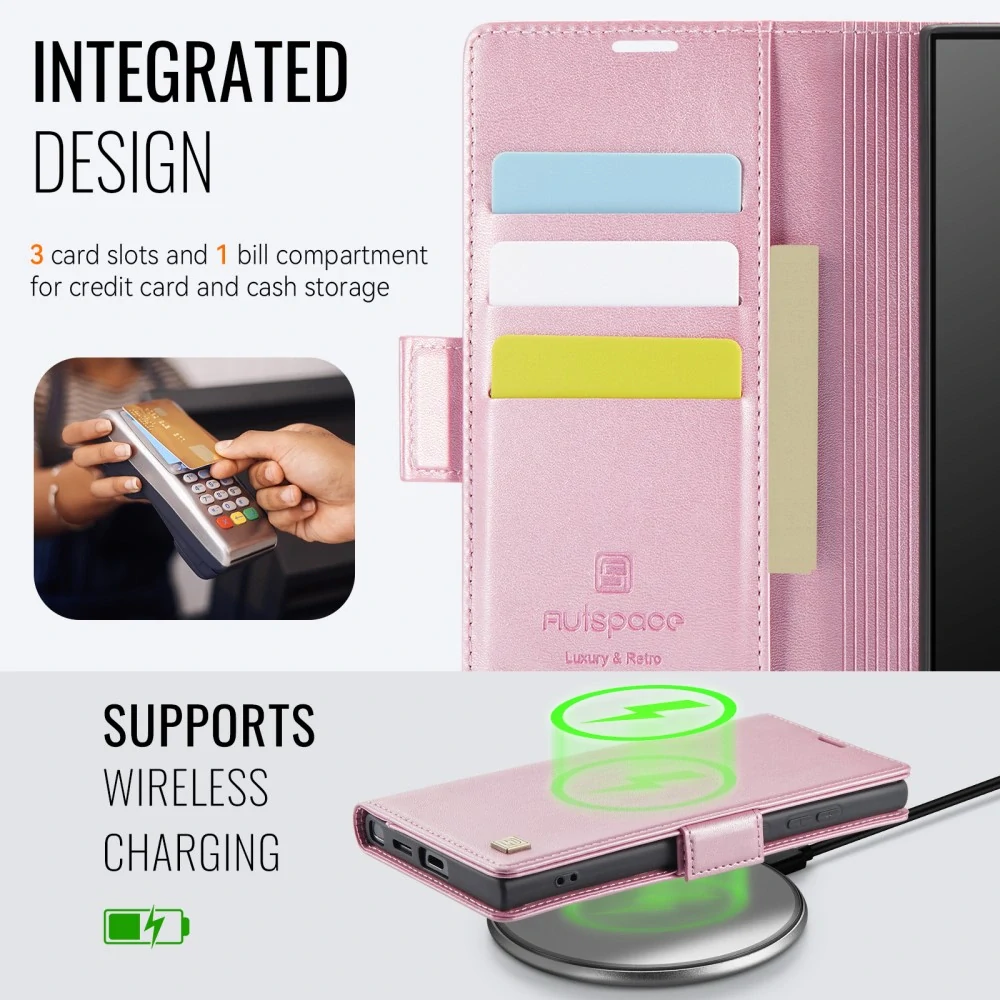 Puzdro na Samsung Galaxy S25 Ultra AUTSPACE ružové