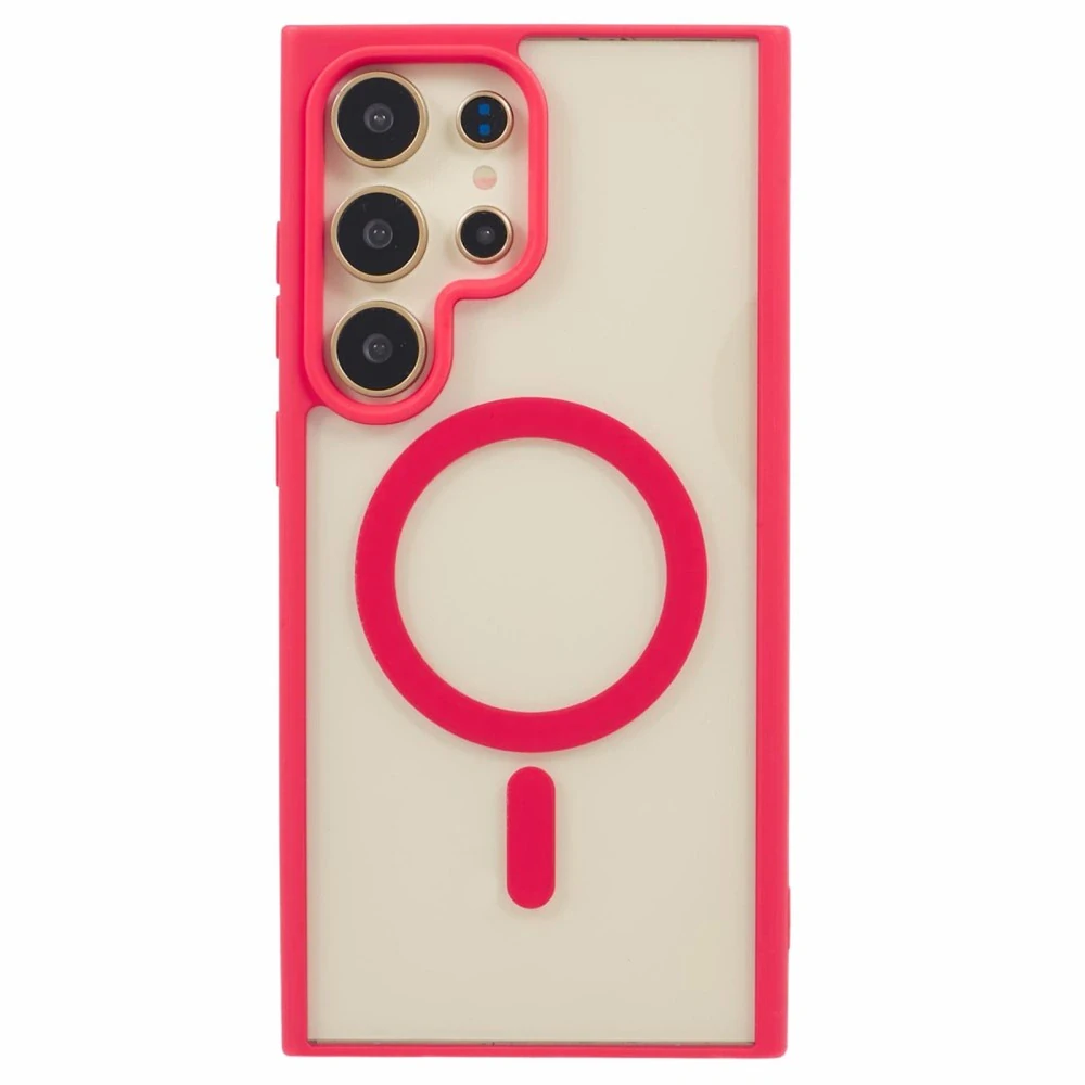 Kryt na Samsung Galaxy S24 Ultra matný s podporou MagSafe červený