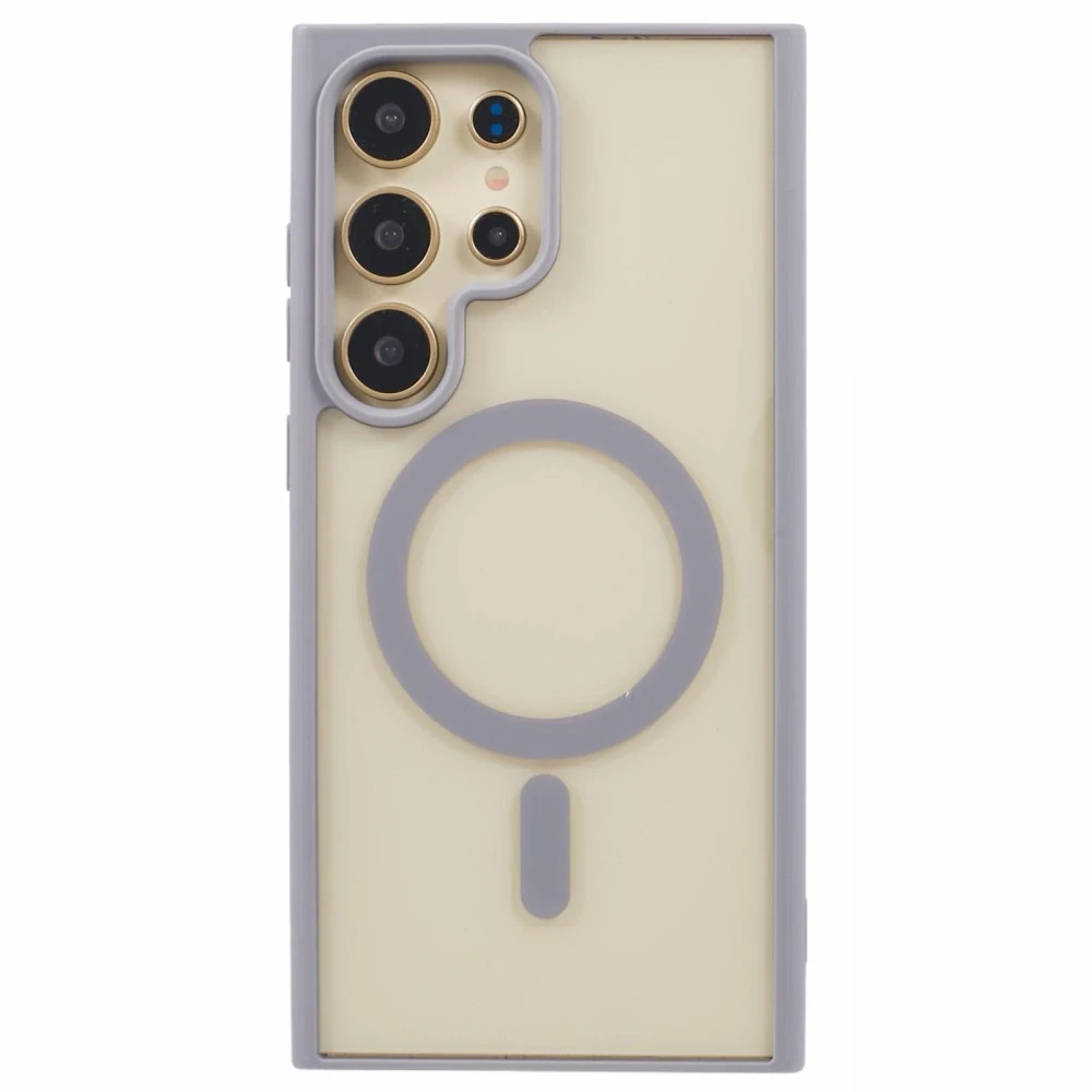 Kryt na Samsung Galaxy S24 Ultra matný s podporou MagSafe šedý