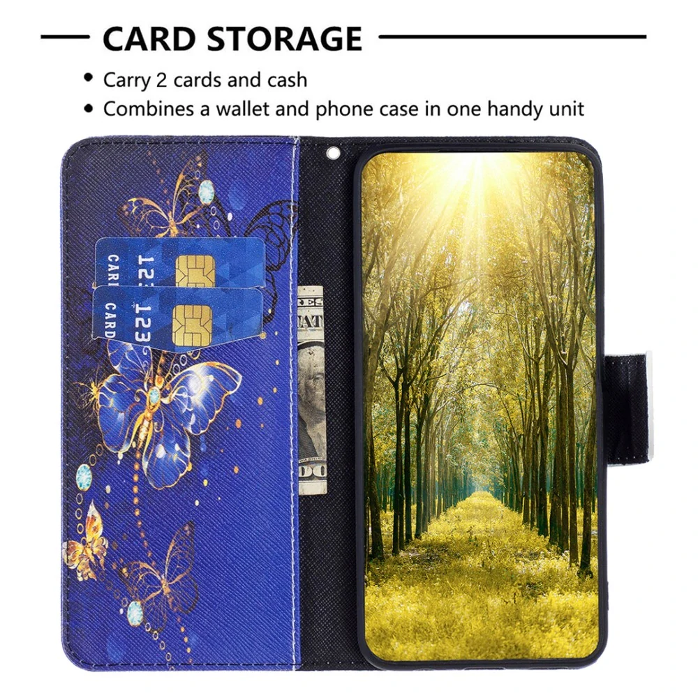 Puzdro na Samsung Galaxy S23 FE Motýľ fialové
