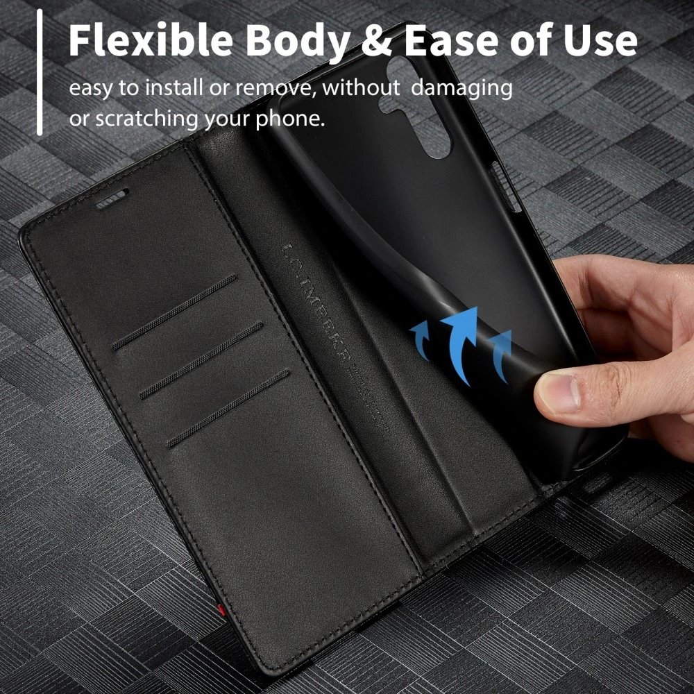 Puzdro na Samsung Galaxy S24 FE Carbon horizontálne