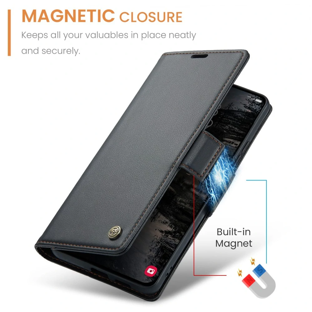 Puzdro na Samsung Galaxy S25+ CASEME smooth čierne