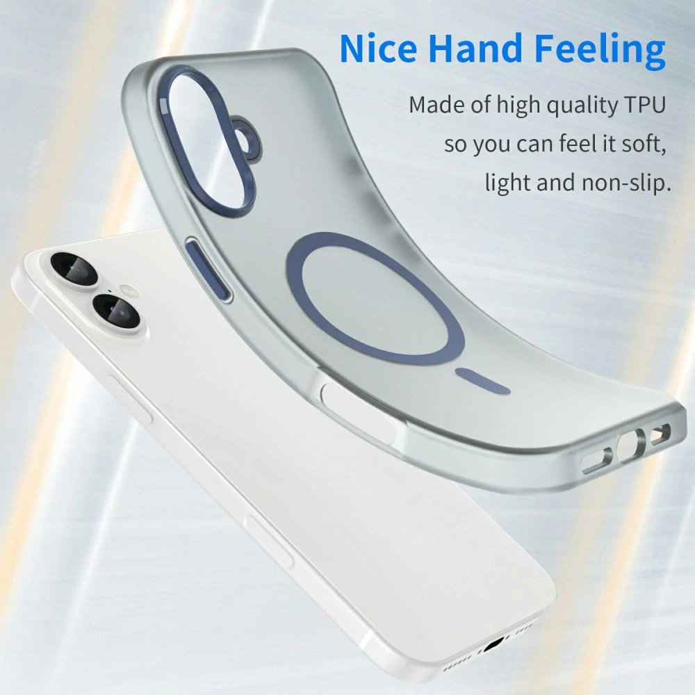 Kryt na iPhone 16 Plus Candy s podporou MAGSAFE tmavomodrý