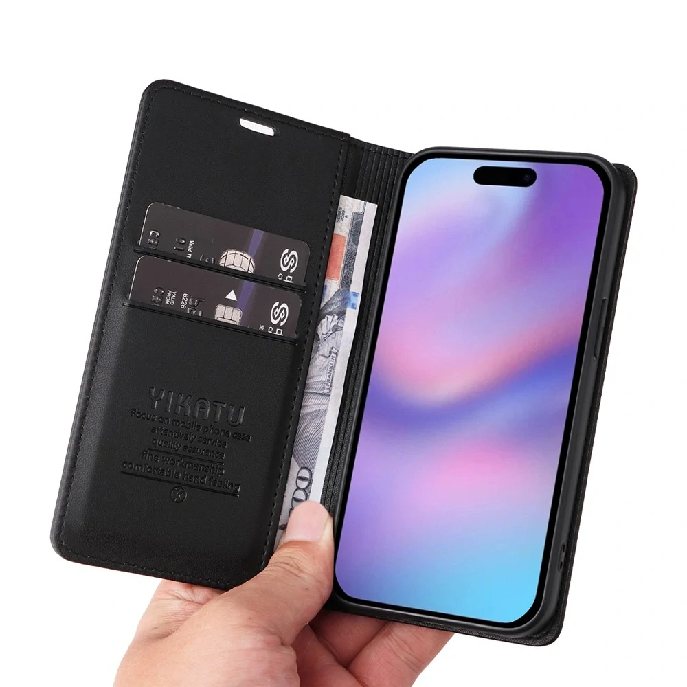Puzdro na iPhone 17 Yikatu čierne