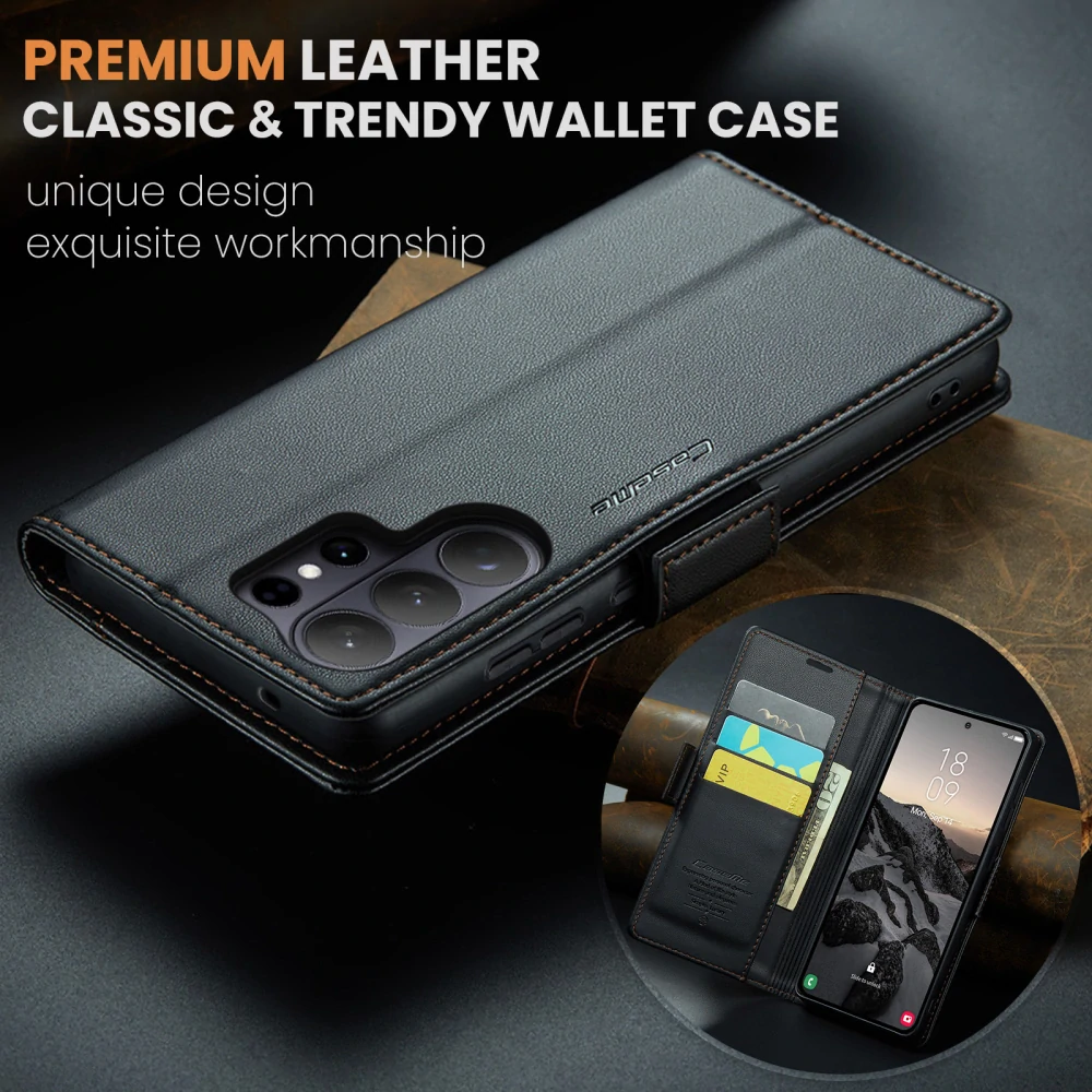 Puzdro na Samsung Galaxy S26 Ultra CASEME smooth čierne