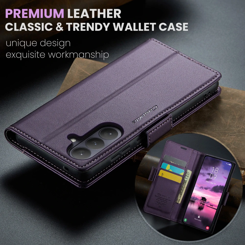 Puzdro na Samsung Galaxy S26 CASEME smooth fialové