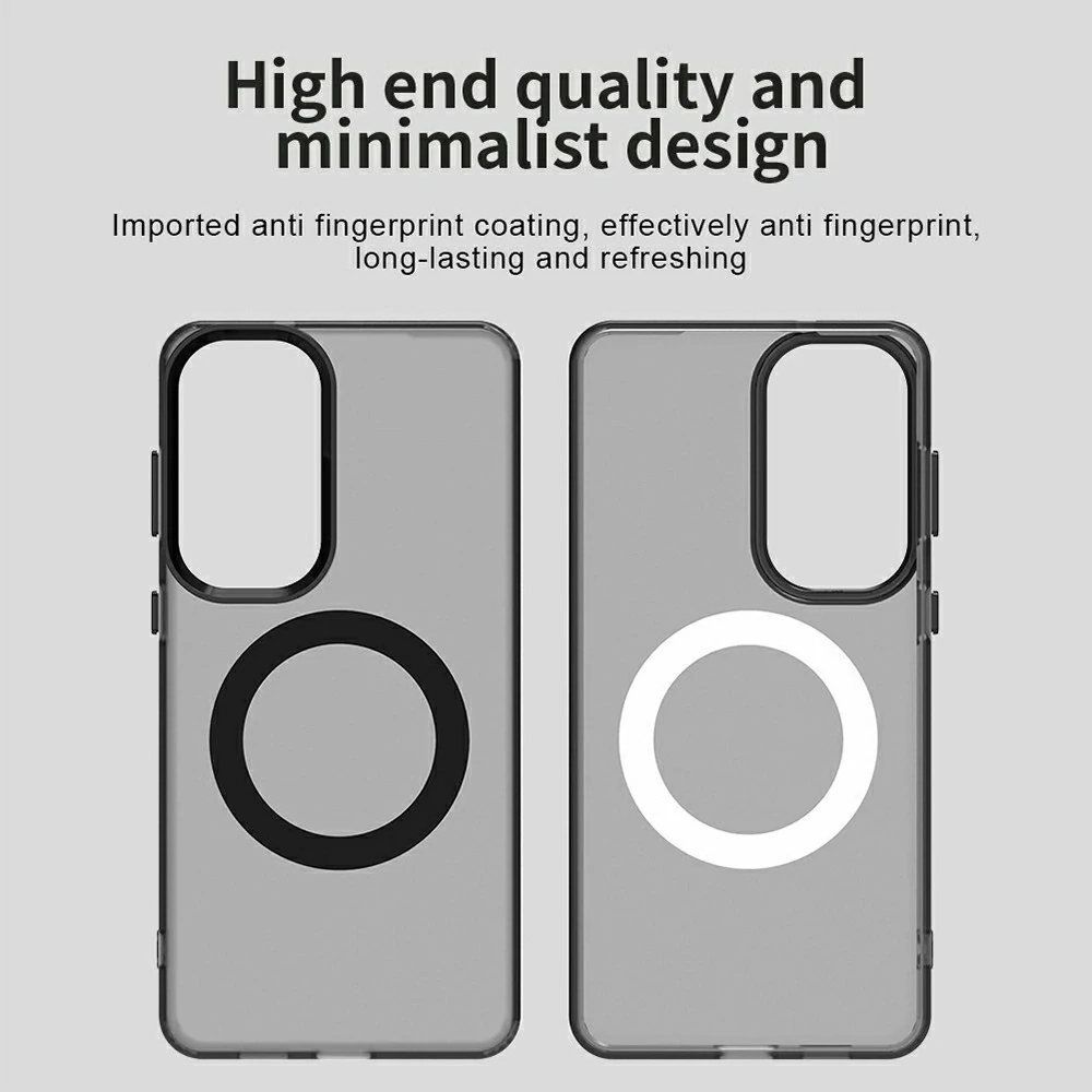 Kryt na Samsung Galaxy S26 gumový Magnetic (podpora MagSafe) čierny