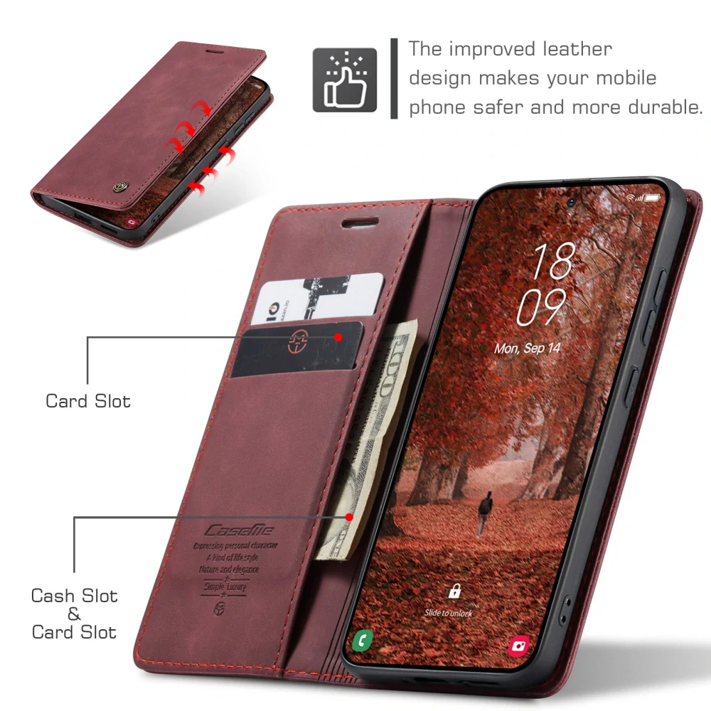 Puzdro na Samsung Galaxy S26 CASEME červené