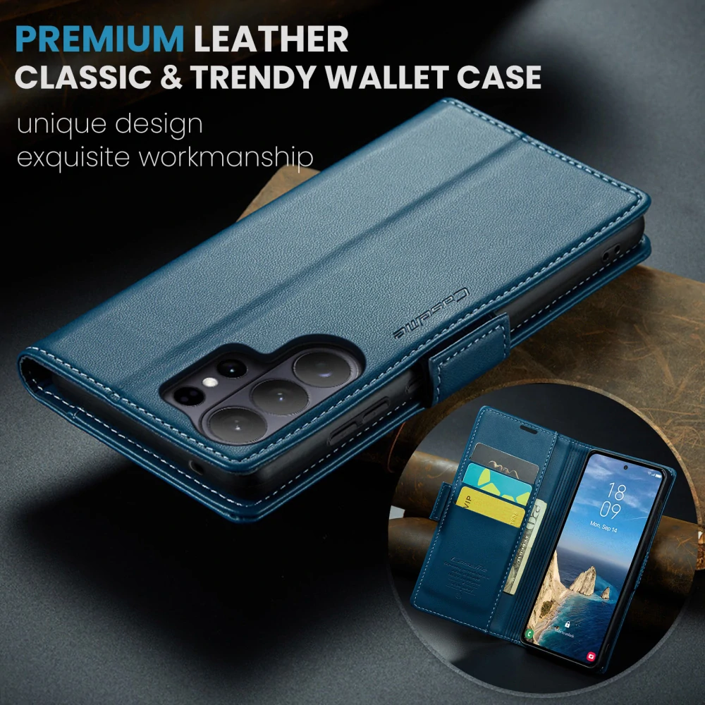 Puzdro na Samsung Galaxy S26 Ultra CASEME smooth modré