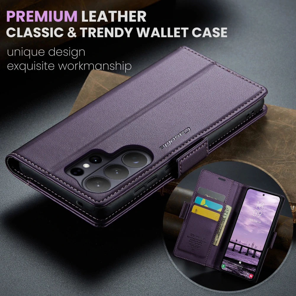 Puzdro na Samsung Galaxy S26 Ultra CASEME smooth fialové