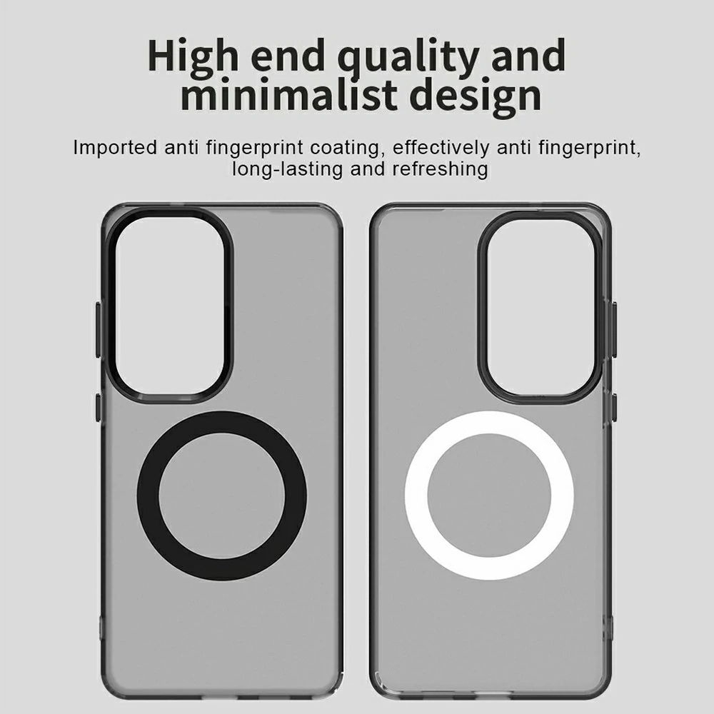 Kryt na Samsung Galaxy S26 Ultra gumový Magnetic (podpora MagSafe) čierny