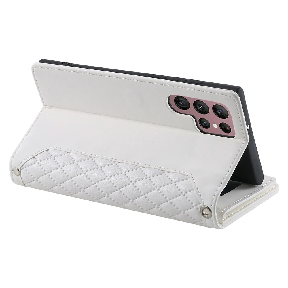 Puzdro na Samsung Galaxy S26 Ultra Luxury Double Layer biele