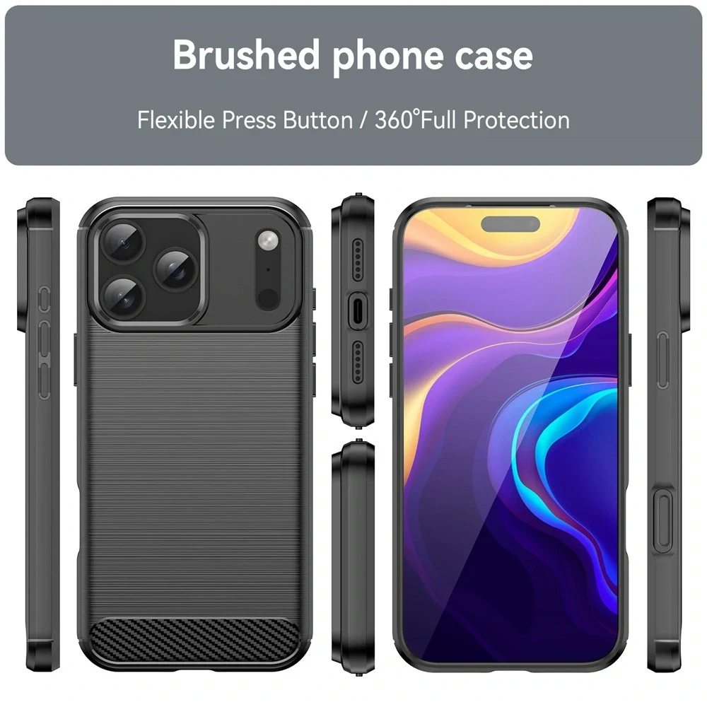 Kryt na iPhone 17 Pro Max Carbon čierny