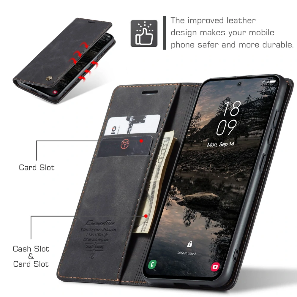 Puzdro na Samsung Galaxy S25 FE CASEME čierne