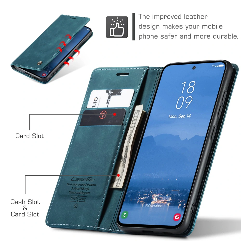 Puzdro na Samsung Galaxy S25 FE CASEME modré
