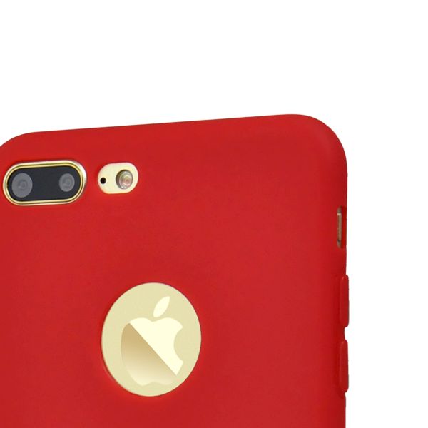 Kryt na iPhone 7 Plus / 8 Plus silikónový červený