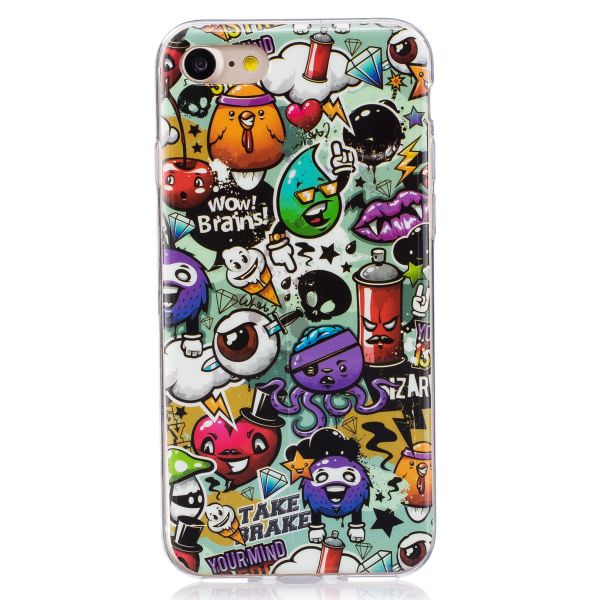 Kryt na iPhone 7 / 8 / SE ( 2020 / 2022 ) svietiaci Graffiti Urban Art