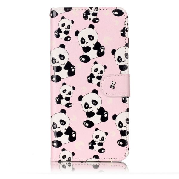 Puzdro na iPhone 7 Plus / 8 Plus Panda ružové