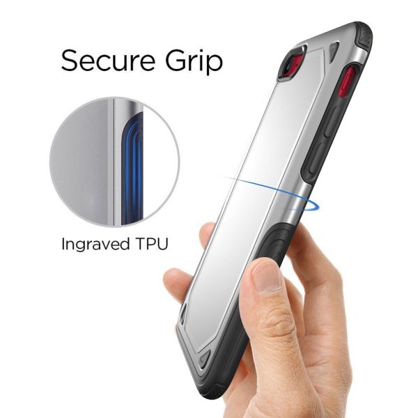 Kryt na iPhone 7 / 8 / SE ( 2020 / 2022 ) odolný Rugged strieborný