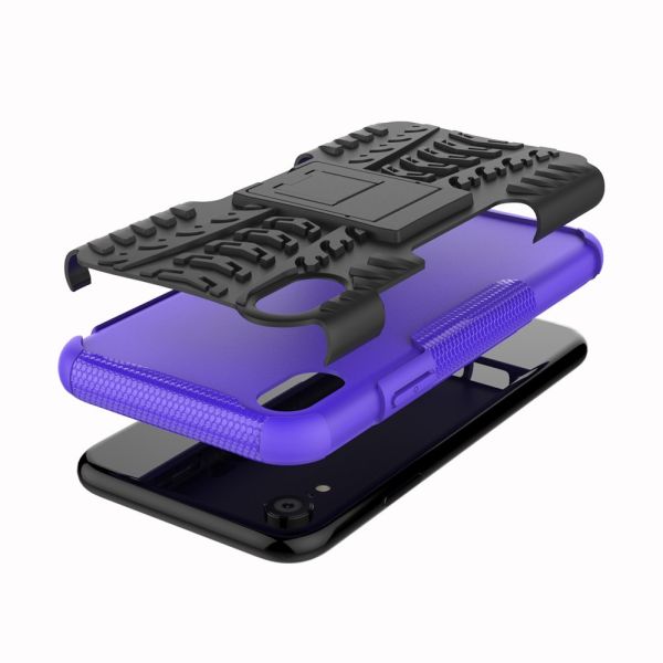 Kryt na iPhone Xr odolný Tire fialový