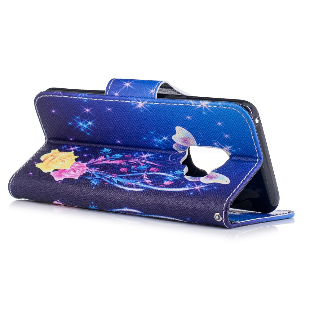 Puzdro pre Samsung Galaxy S9 Motýľ modré