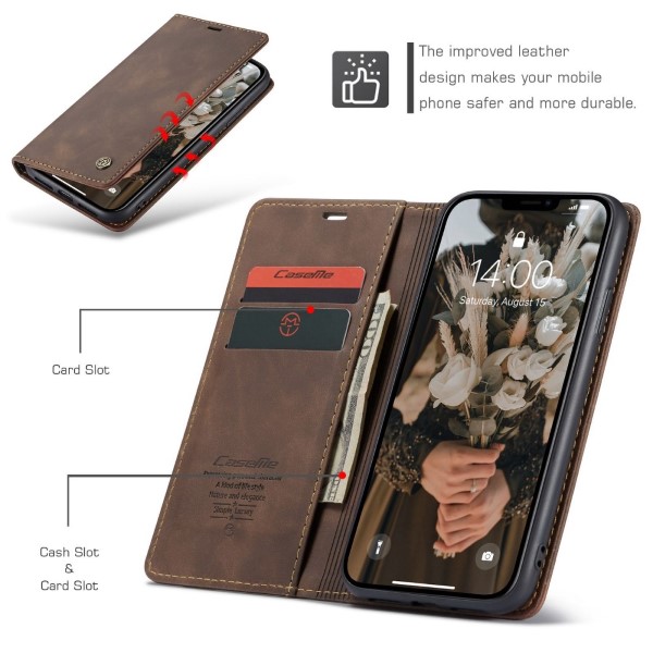 Púzdro pre iPhone 11 CASEME hnedé