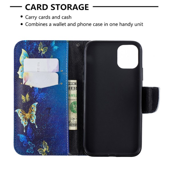 Púzdro pre iPhone 11 Motýľ zlaté