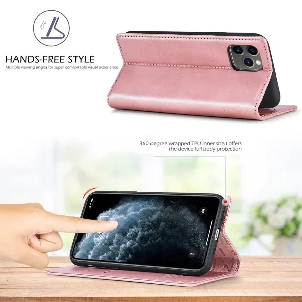 Puzdro LC.IMEEKE pre iPhone 11 Pro ružové