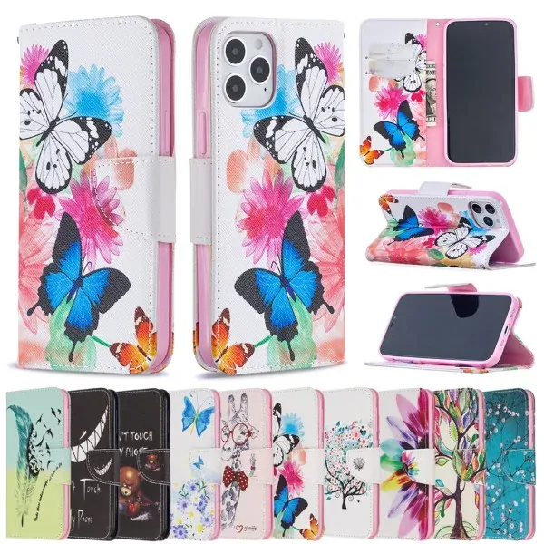 Púzdro pre iPhone 12 / 12 Pro Motýle biele