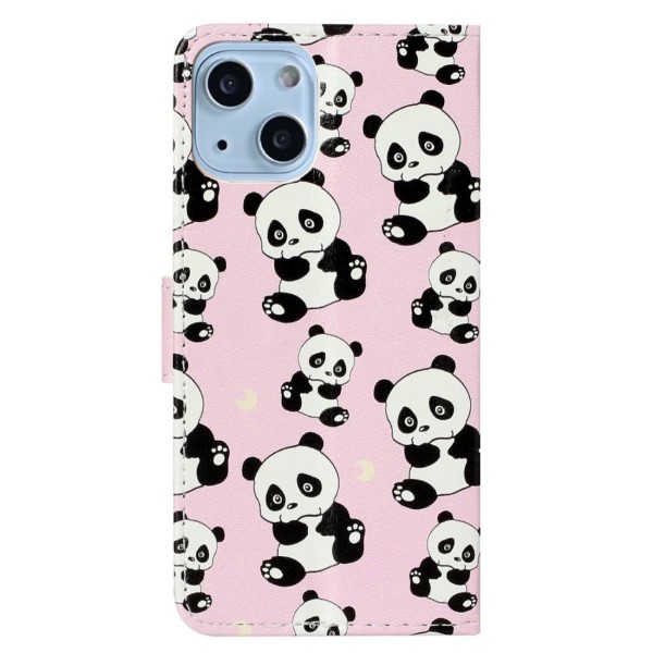 Púzdro pre iPhone 14 Panda ružové