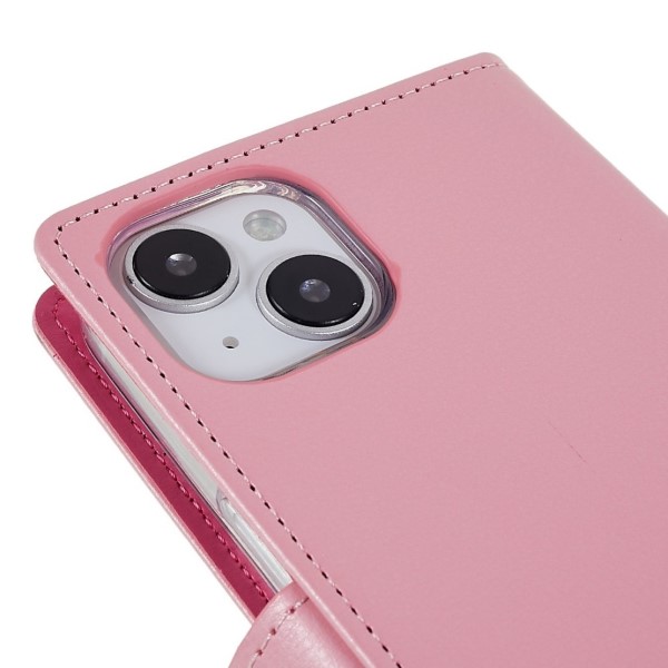 MERCURY iPhone 14 púzdro RICH DIARY svetlo ružové