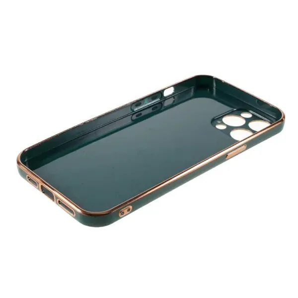 Kryt na iPhone 14 Pro Luxury rhombus zelený