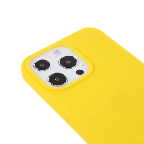 Kryt na iPhone 13 Pro gumový žltý