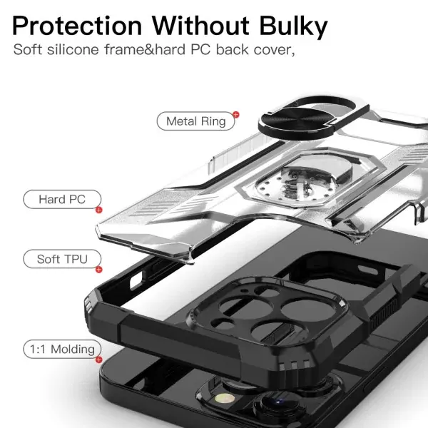 Kryt na iPhone 13 Pro odolný Protective čierny